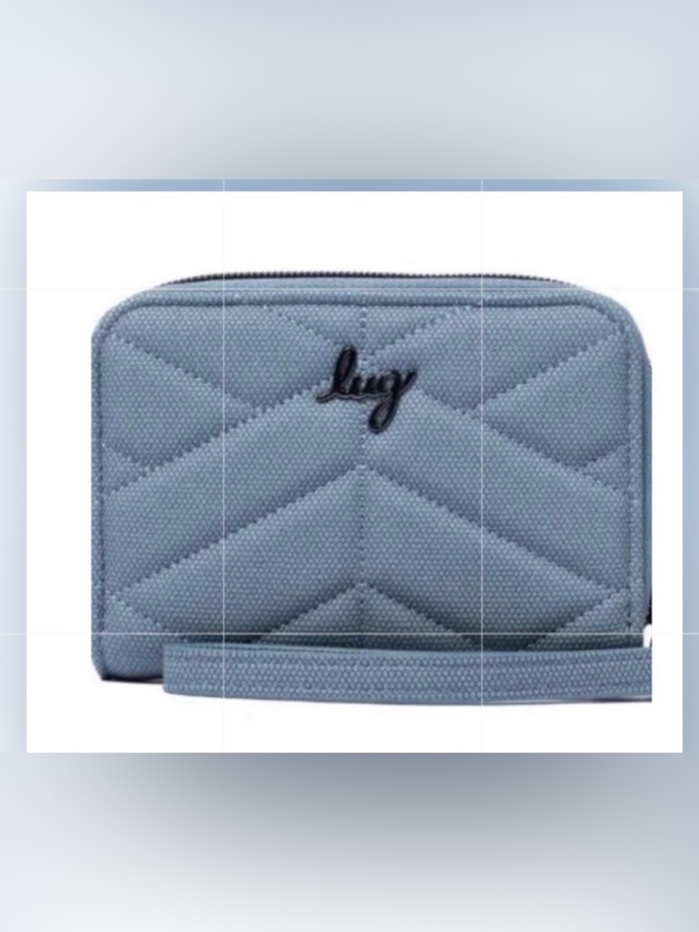 Lug Rodeo Matte Luxe Wristlet Wallet in Blue Moon